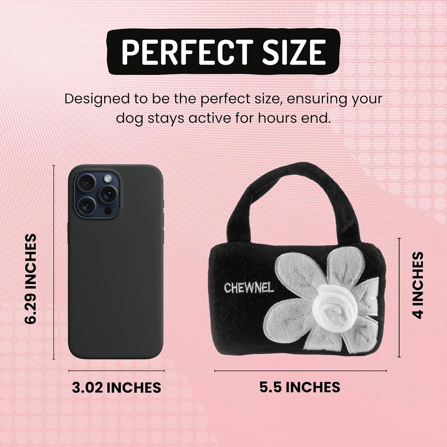 Dog Diggin Designs Runway Pup Collection | Unique Squeaky Parody Plush Dog Toys – Haute Couture Purses & Handbags