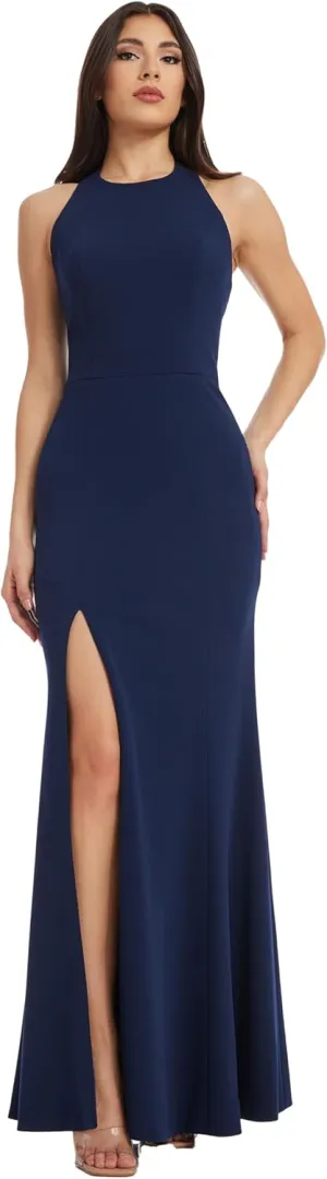 Dress the Population Women's Paige Mermaid Floor Length Dress