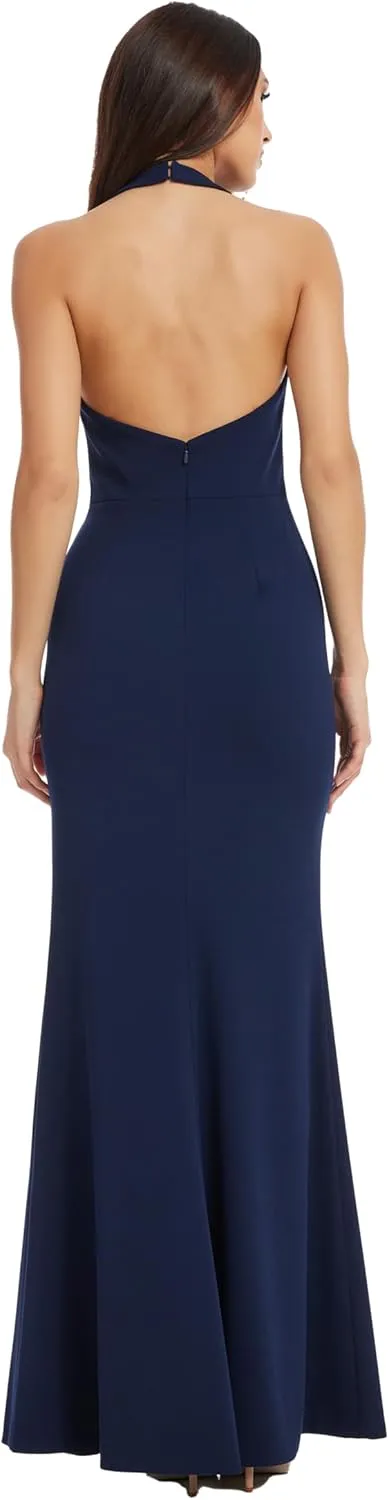Dress the Population Women's Paige Mermaid Floor Length Dress