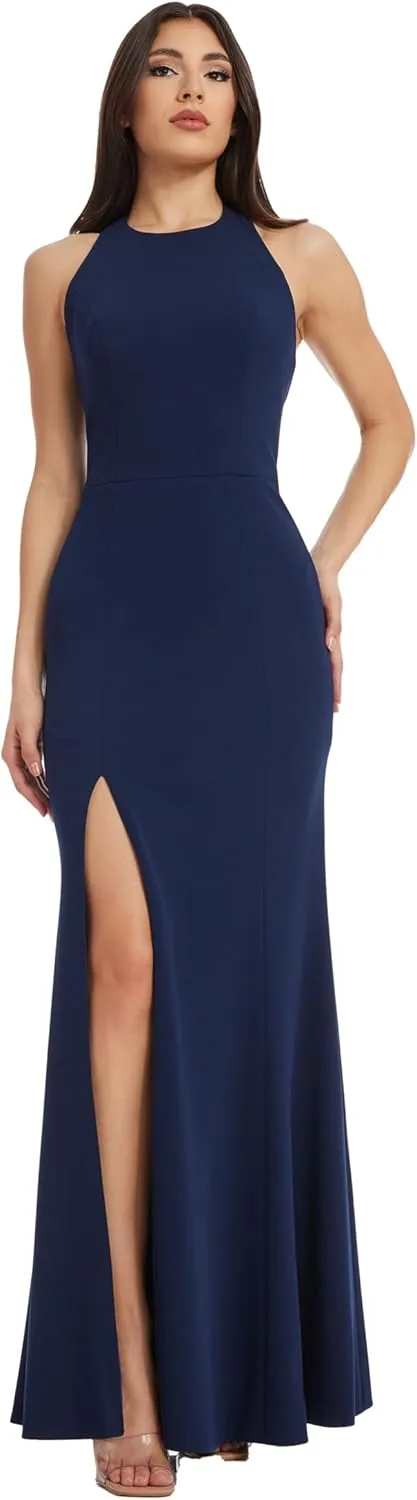 Dress the Population Women's Paige Mermaid Floor Length Dress
