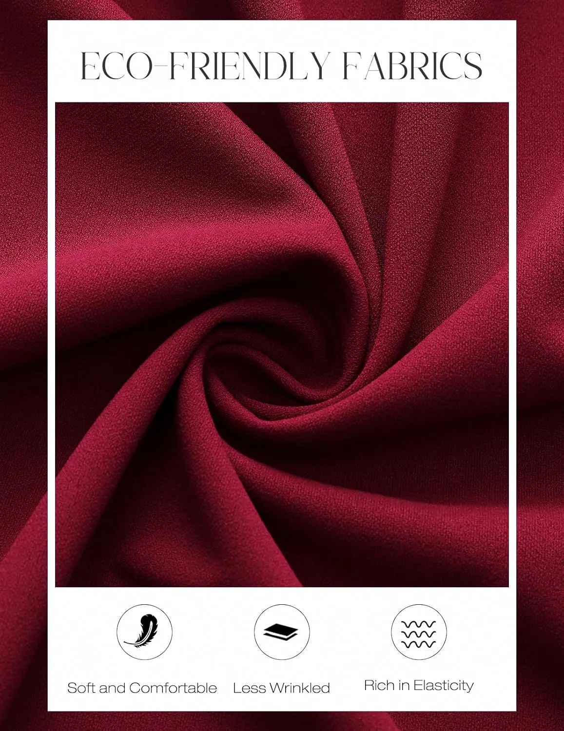 DRESSTELLS Cocktail Dress 2025, Long Bell Sleeves & V-Neck, Formal Bridesmaid Prom Dresses for Party
