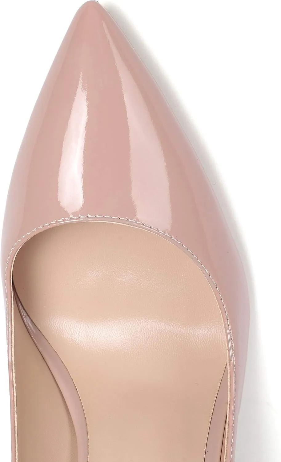 Eldof Women's Classic Dress Pumps Shoes, Sexy Pointed Toe 4" Stiletto High Heels, Office Formal Slip On Size 5-13