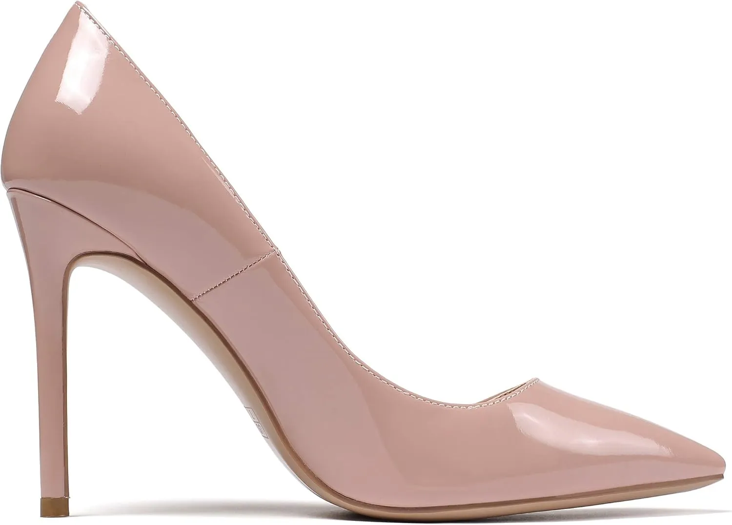 Eldof Women's Classic Dress Pumps Shoes, Sexy Pointed Toe 4" Stiletto High Heels, Office Formal Slip On Size 5-13