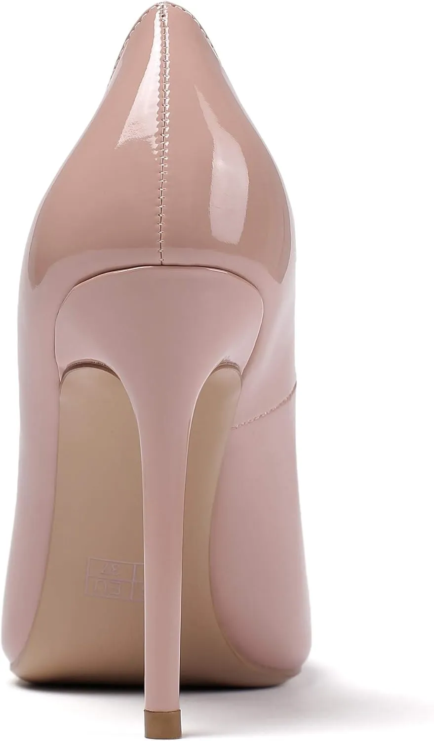 Eldof Women's Classic Dress Pumps Shoes, Sexy Pointed Toe 4" Stiletto High Heels, Office Formal Slip On Size 5-13