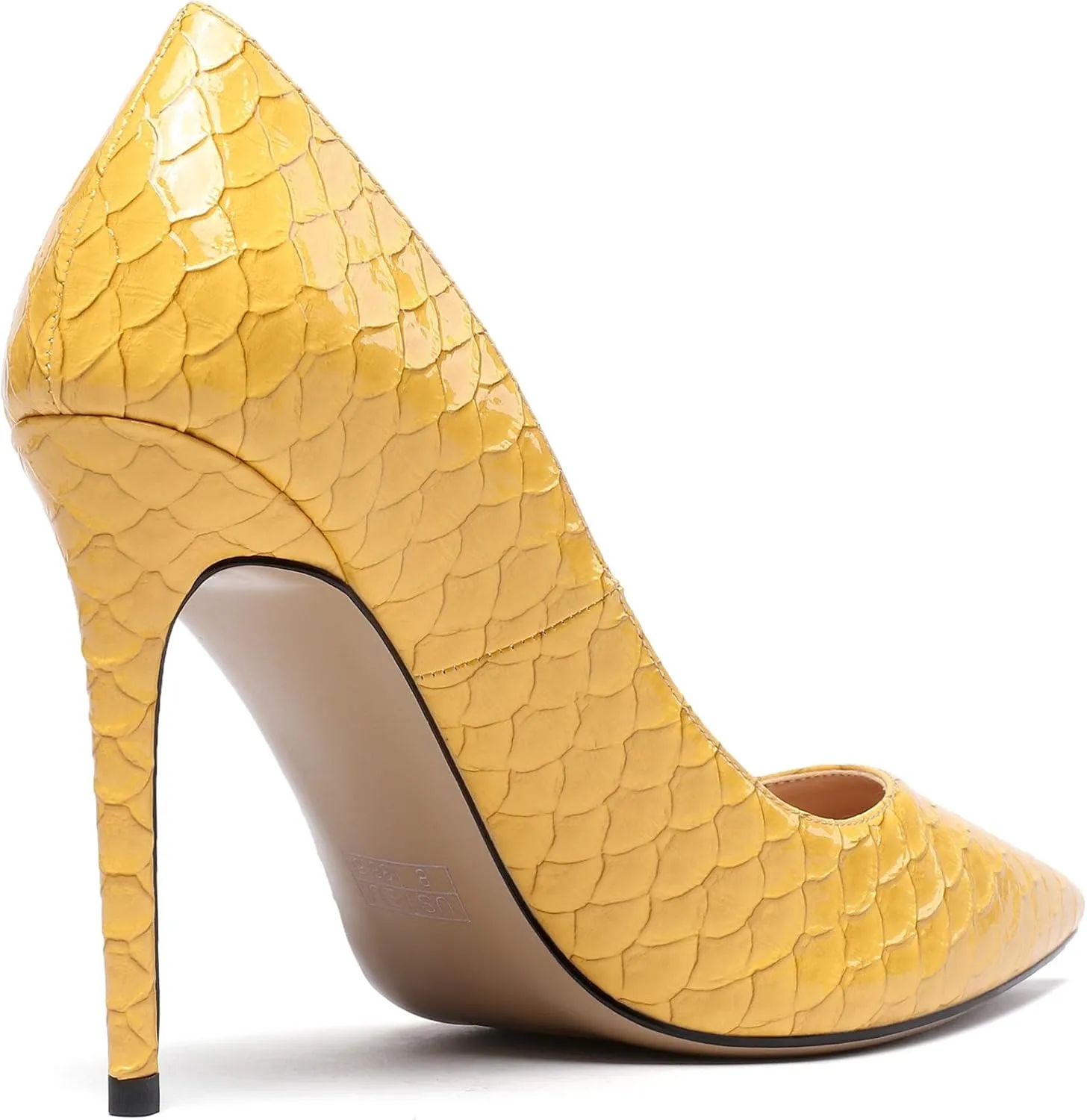 Eldof Women's Classic Dress Pumps Shoes, Sexy Pointed Toe 4" Stiletto High Heels, Office Formal Slip On Size 5-13