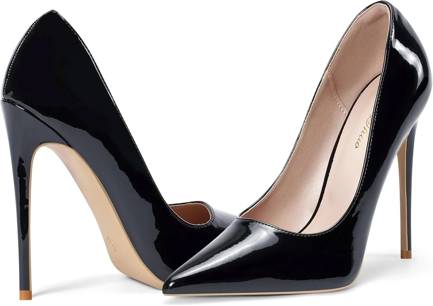 Elisabet Tang Women Pumps, Pointed Toe High Heel 4.7 inch/12cm Party Stiletto Heels Shoes Matte
