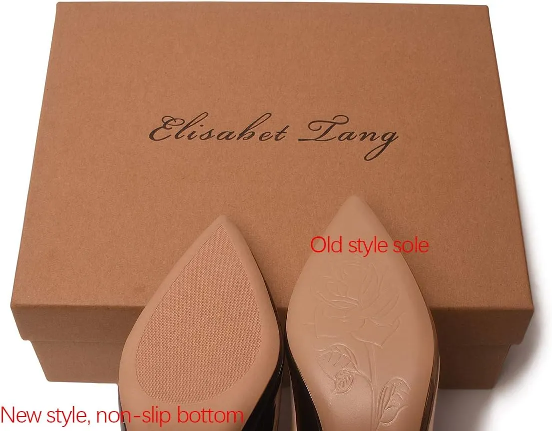 Elisabet Tang Women Pumps, Pointed Toe High Heel 4.7 inch/12cm Party Stiletto Heels Shoes Matte