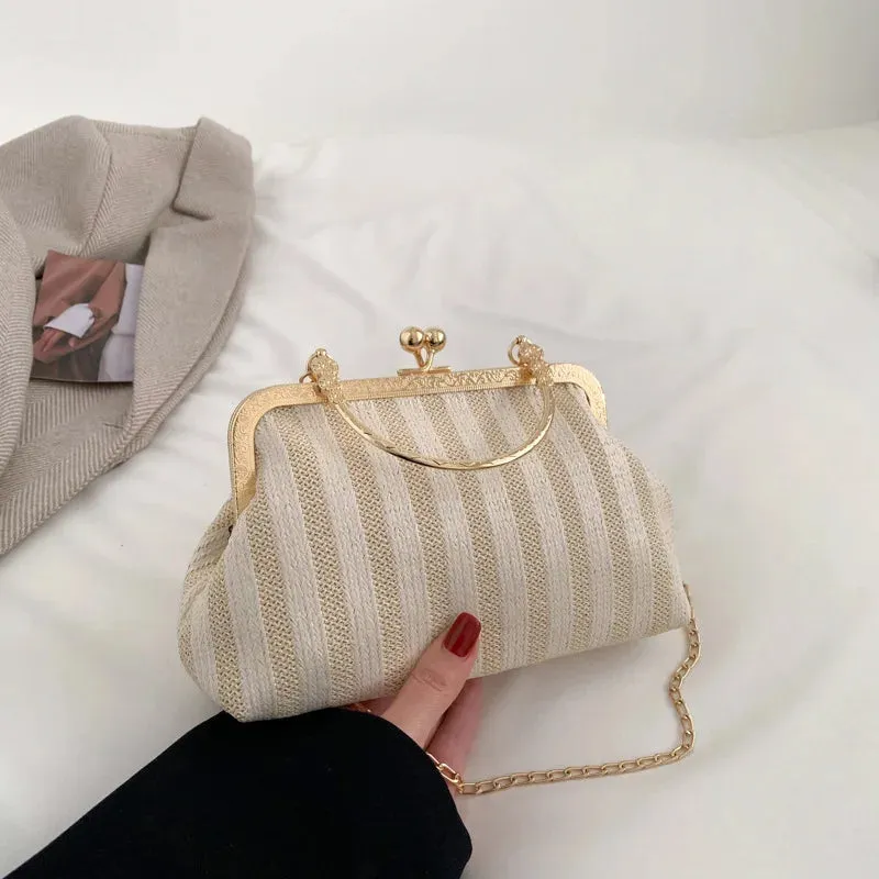 Fashion Women Evening Bag Brand Party Banquet Glitter Bag for Ladies Exquisite Wedding Clutch Handbag Shoulder Bag Chain Bolsas