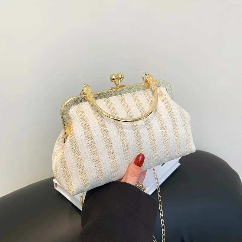 Fashion Women Evening Bag Brand Party Banquet Glitter Bag for Ladies Exquisite Wedding Clutch Handbag Shoulder Bag Chain Bolsas