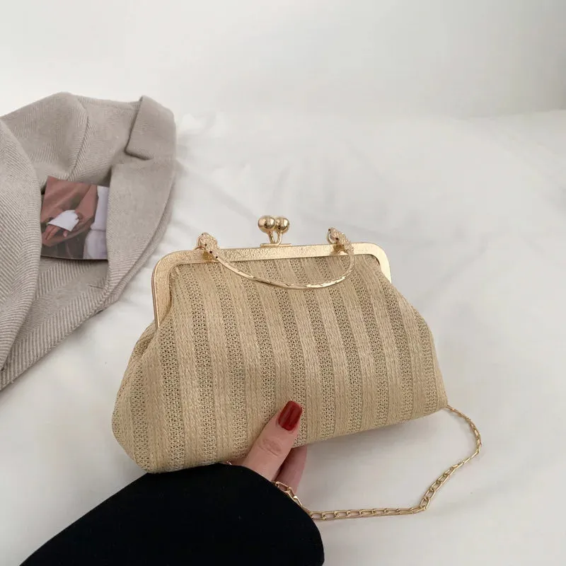 Fashion Women Evening Bag Brand Party Banquet Glitter Bag for Ladies Exquisite Wedding Clutch Handbag Shoulder Bag Chain Bolsas