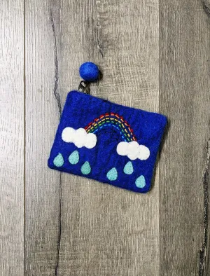 Felt Rainbow Purse