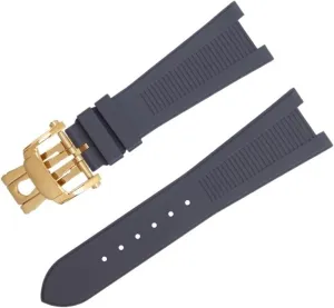 FKM Fluororubber WatchBands Accessories For Patek Philippe Strap For Nautilus Watchband 5711/5712 Original Interface Wristband