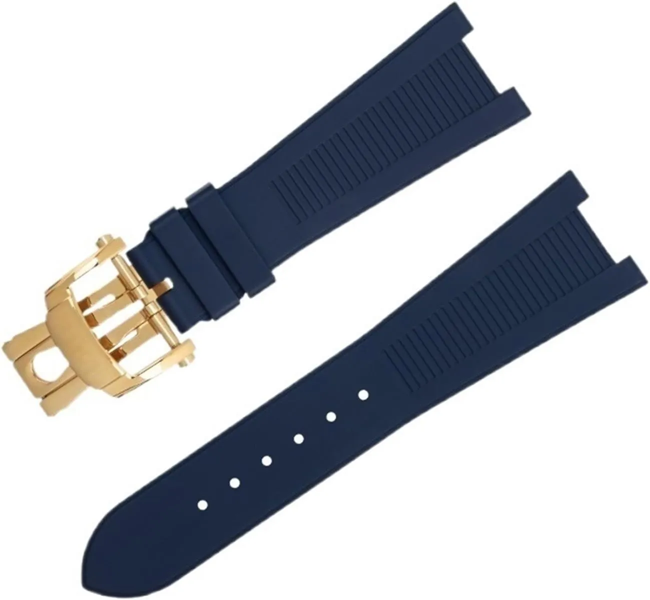 FKM Fluororubber WatchBands Accessories For Patek Philippe Strap For Nautilus Watchband 5711/5712 Original Interface Wristband