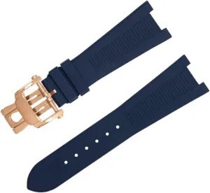 FKM Fluororubber WatchBands Accessories For Patek Philippe Strap For Nautilus Watchband 5711/5712 Original Interface Wristband