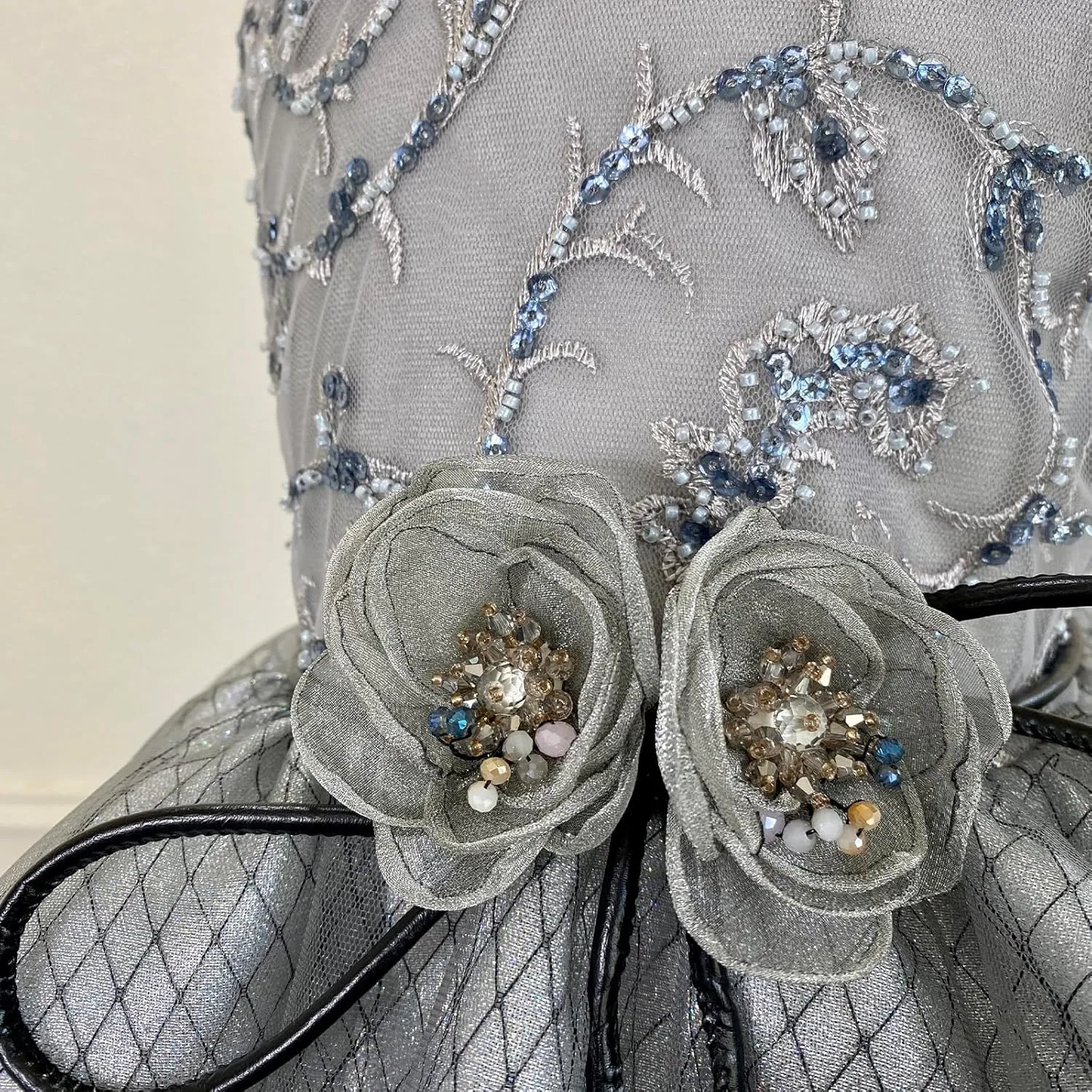 Flower Girl Dress Ruffle Satin Lace Tulle Beads Flower Decoration Toddler Wedding Birthday Party Evening Dress