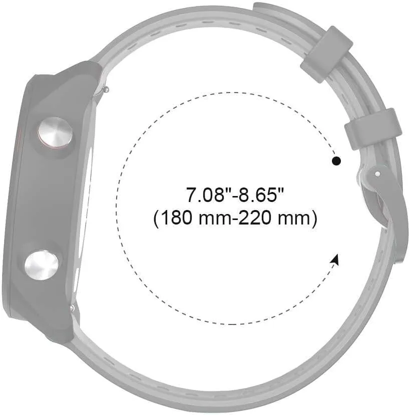 For Garmin Vivoactive 3 Band/Galaxy Watch 3 41mm 20mm Silicone Replacement Band For Galaxy Watch 4 40mm 44mm/Active 2/ Forerunner 645 Watch Band
