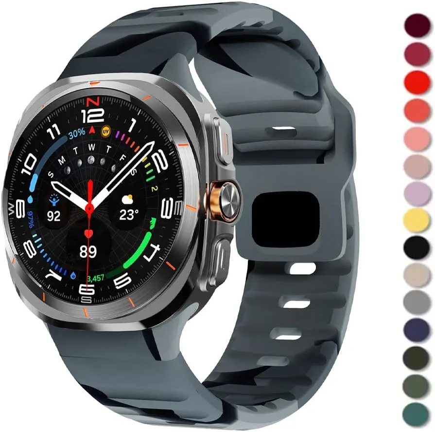 For Samsung Galaxy Watch Ultra Strap 47mm Accessories wristband belt Sport Silicone correa Bracelet For Galaxy Watch7 ultra Watchbands