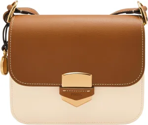 Fossil Women's Lennox Leather Flap Crossbody Bag