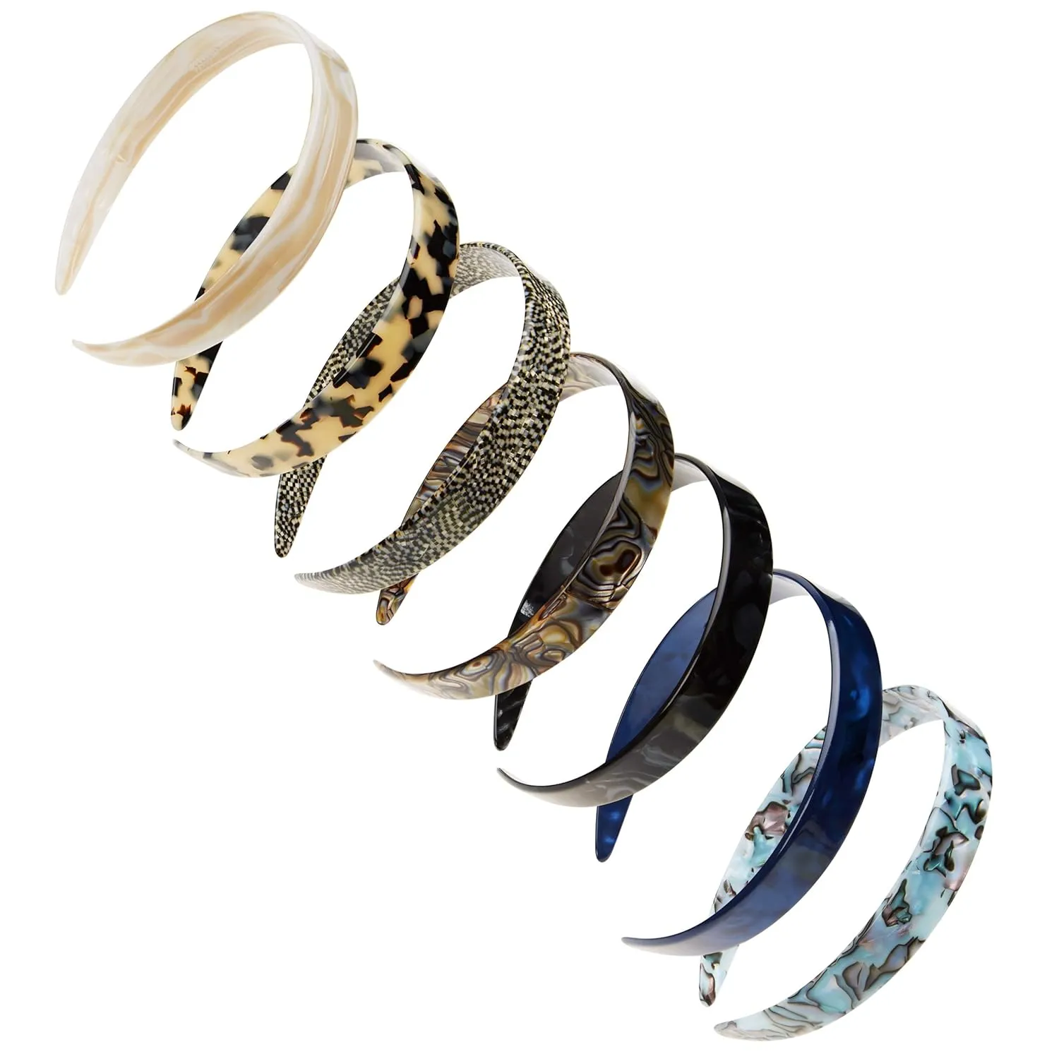 France Luxe 3/4" Headband, Opera Silver - Simple Design For Everyday Wear