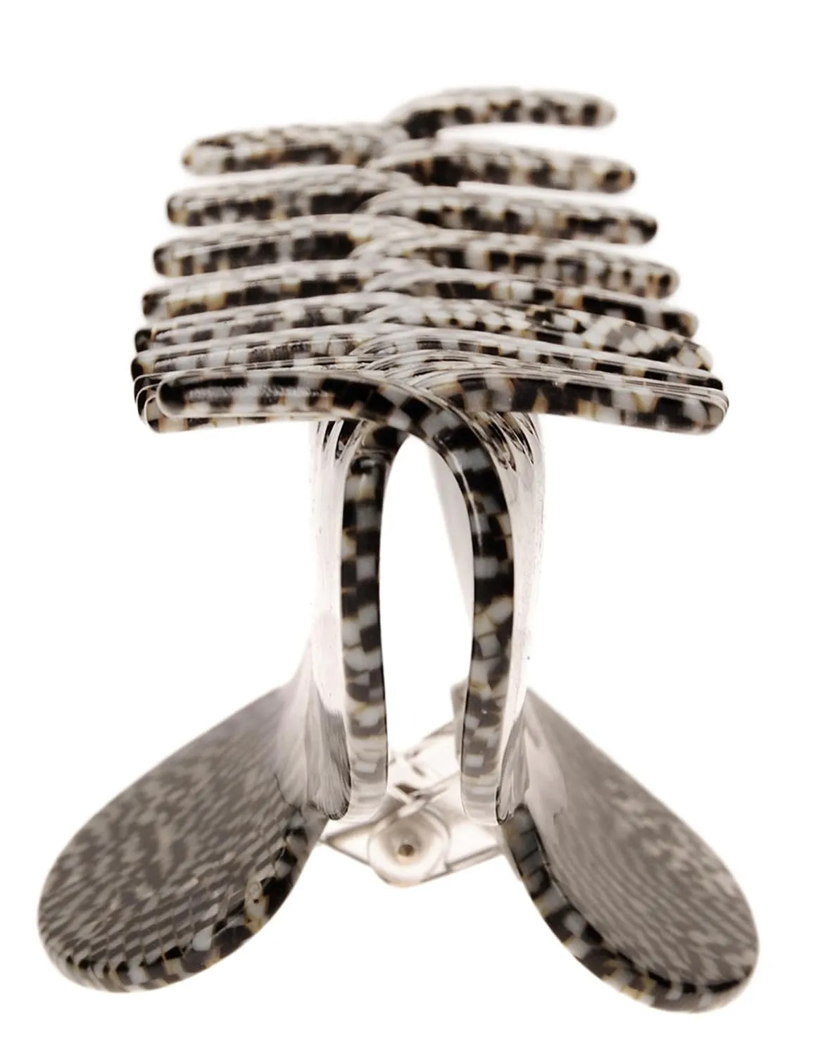 France Luxe Jumbo Couture Jaw - Opera Silver