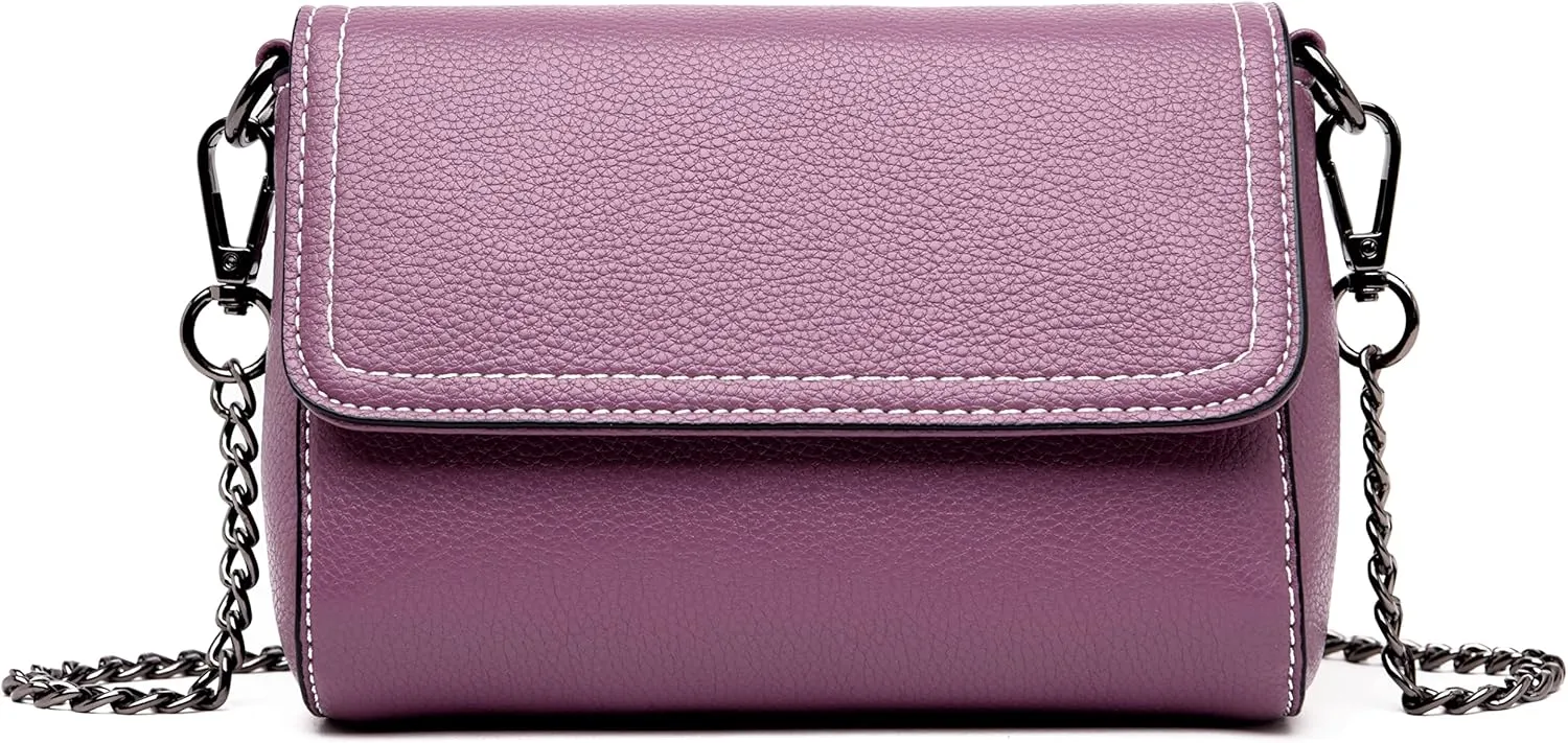 FSD.WG Crossbody Bagfor Women,Leather Ladies Shoulder Purses, Mini Shoulder Bag,Phone Wallet Purse for Women