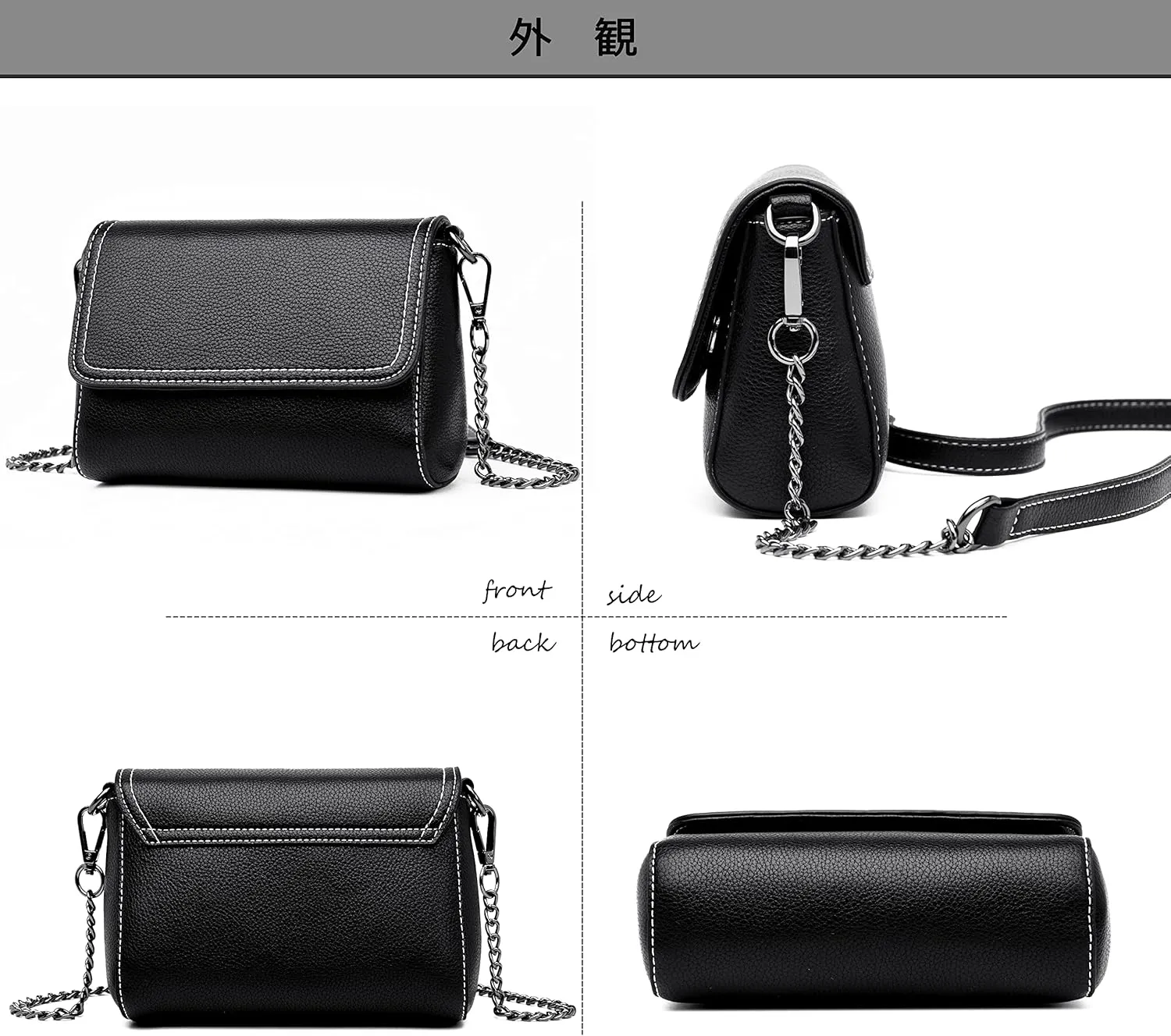 FSD.WG Crossbody Bagfor Women,Leather Ladies Shoulder Purses, Mini Shoulder Bag,Phone Wallet Purse for Women