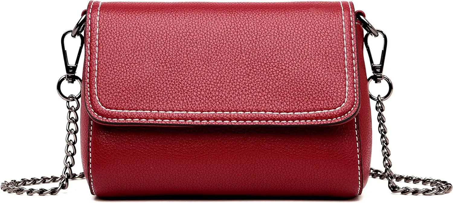 FSD.WG Crossbody Bagfor Women,Leather Ladies Shoulder Purses, Mini Shoulder Bag,Phone Wallet Purse for Women