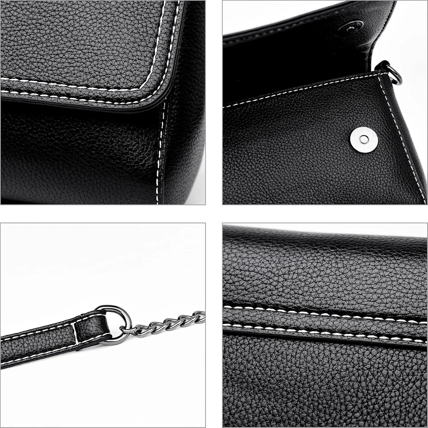 FSD.WG Crossbody Bagfor Women,Leather Ladies Shoulder Purses, Mini Shoulder Bag,Phone Wallet Purse for Women