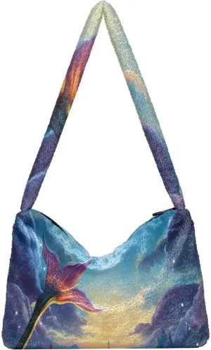 GAIGEO Winter Christmas Forest Deer Shoulder Handbag, Shoulder Bags for Women with Pockets, Autumn Handbags