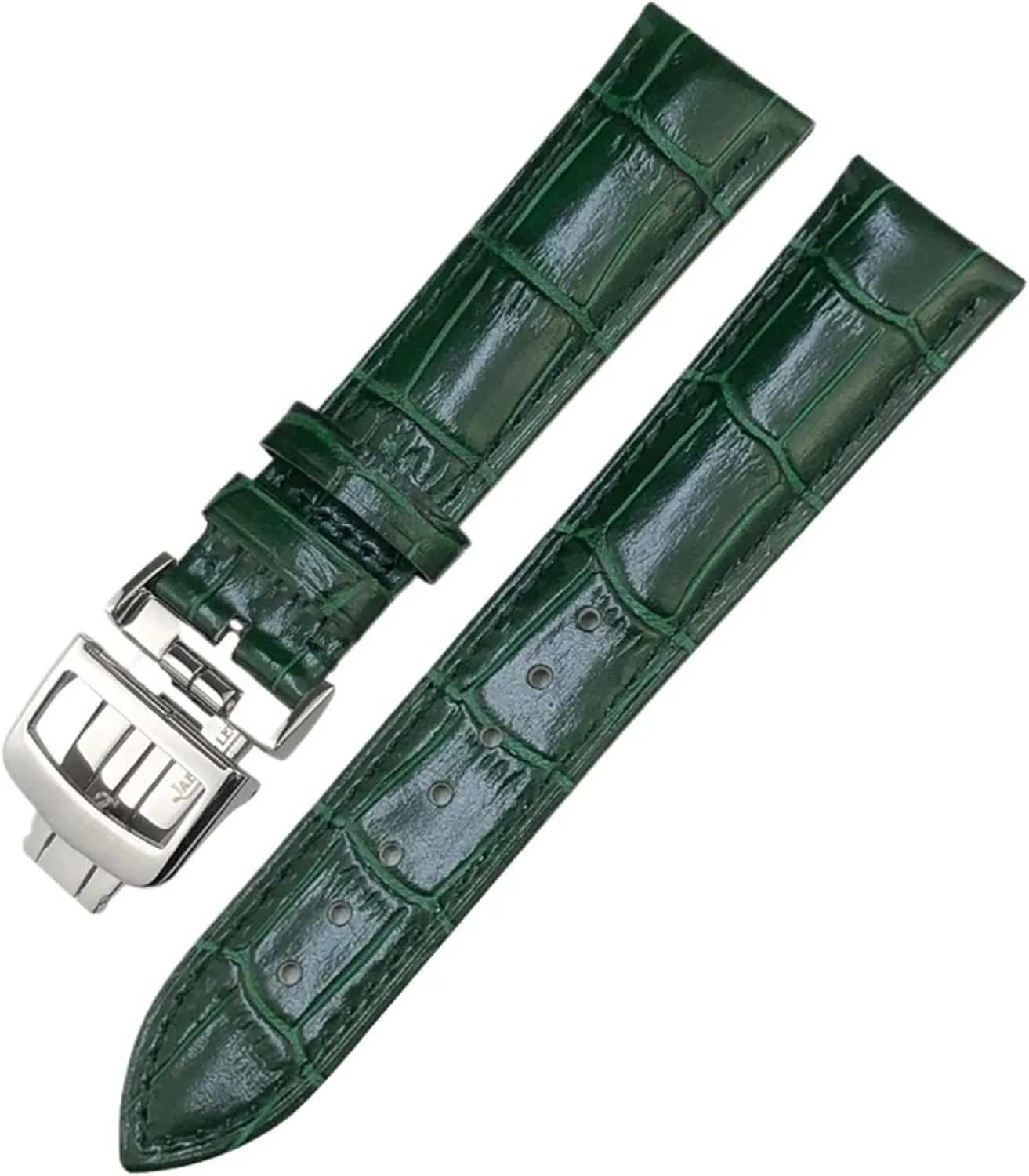 Genuine Leather 19mm 20mm 21mm 22mm Watchband For Jaeger LeCoultre Master Moonphase Black Blue Brown Green Cowhide Watch Strap