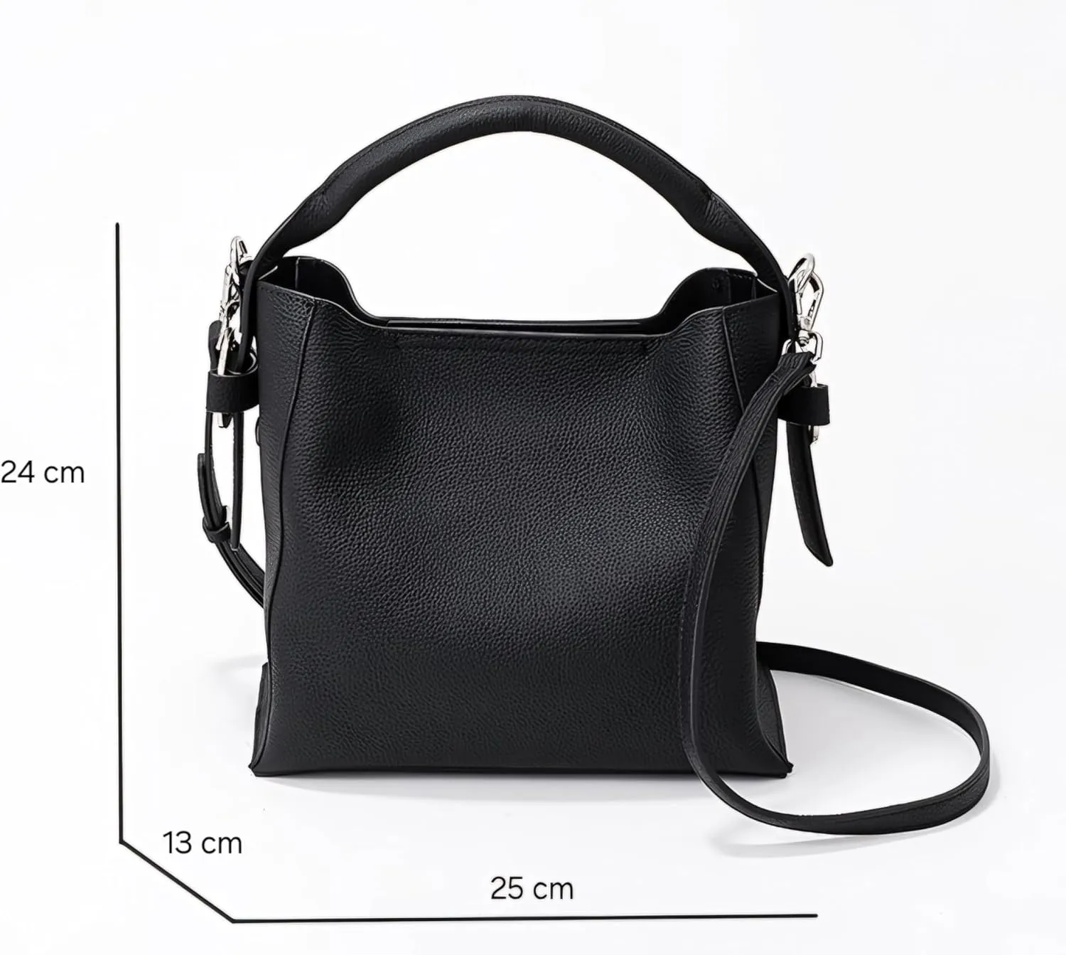 Genuine Leather Shoulder Bags Fashion Top-Handle Satchel Tote Handbags Crossbody Purse for Ladies
