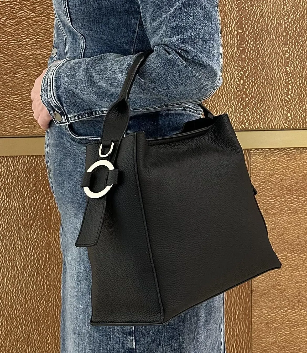 Genuine Leather Shoulder Bags Fashion Top-Handle Satchel Tote Handbags Crossbody Purse for Ladies