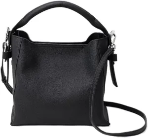 Genuine Leather Shoulder Bags Fashion Top-Handle Satchel Tote Handbags Crossbody Purse for Ladies