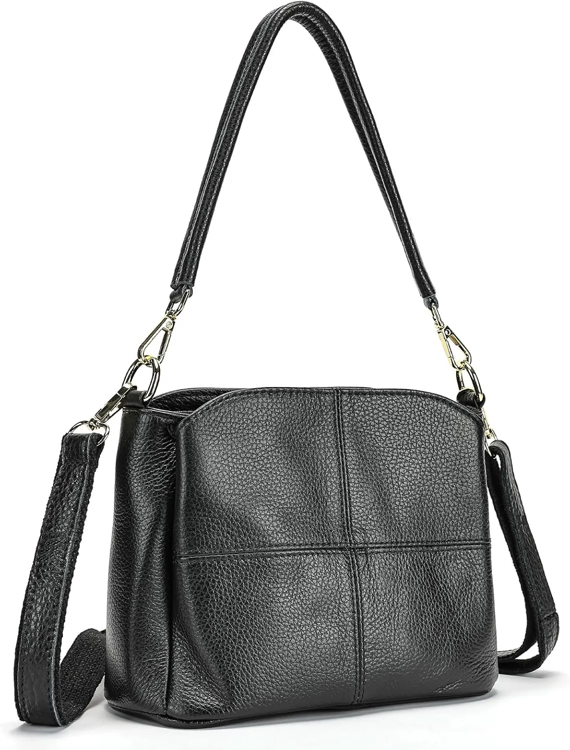 Genuine Leather Women Shoulder Bag Small Crossbody Bags Purse Mini Casual Hobo Lady Handbags and Purses Messenger Satchel