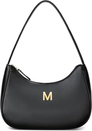 Gift for Women Shoulder Bag Clutch Tote HandBags Purses for Women with Gold Initials