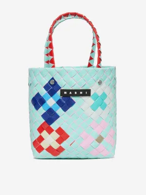 Girls Blossom Macro Bag in Blue (18cm)