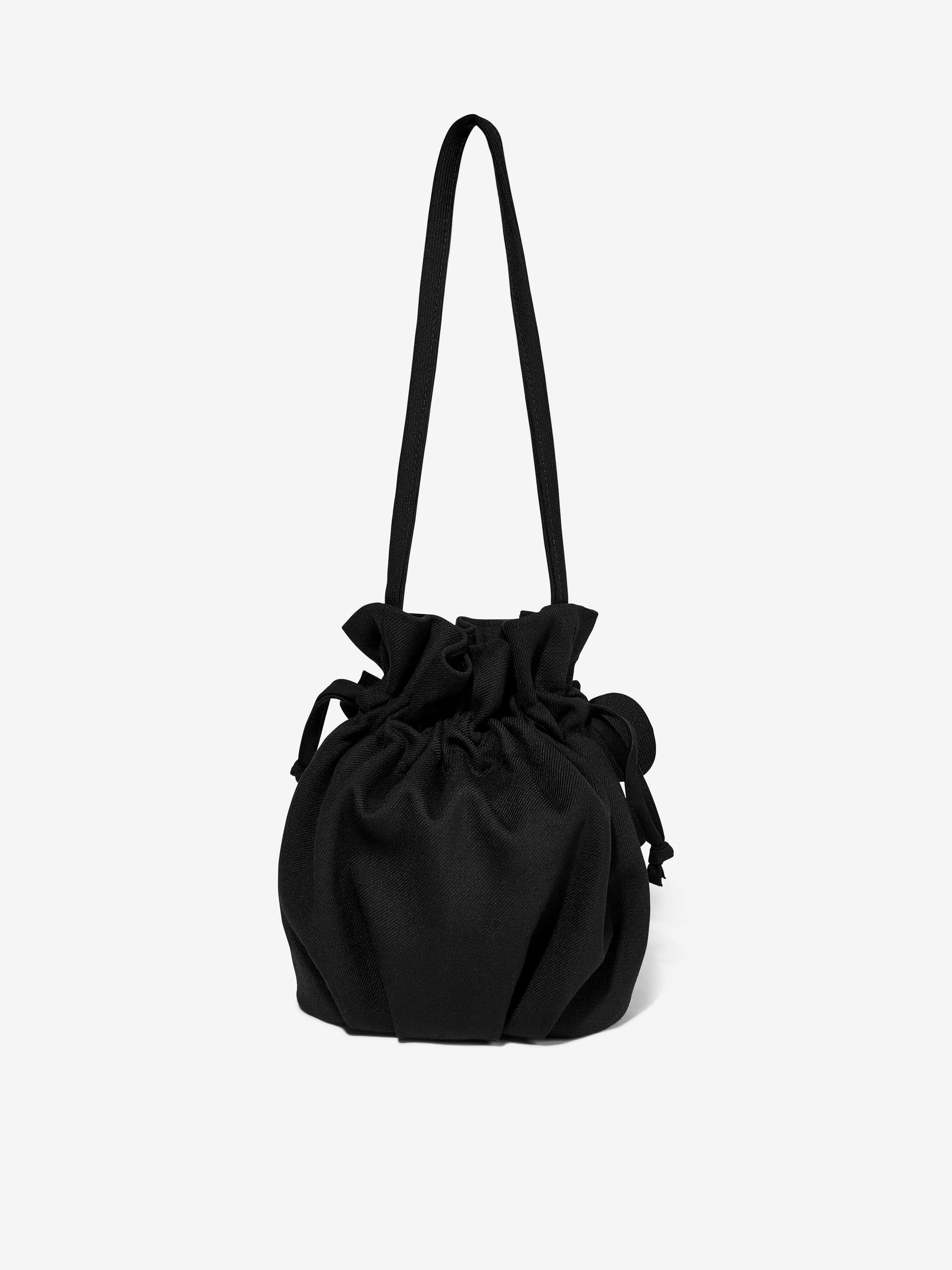 Girls Willow Flower Bag in Black (22.5cm)