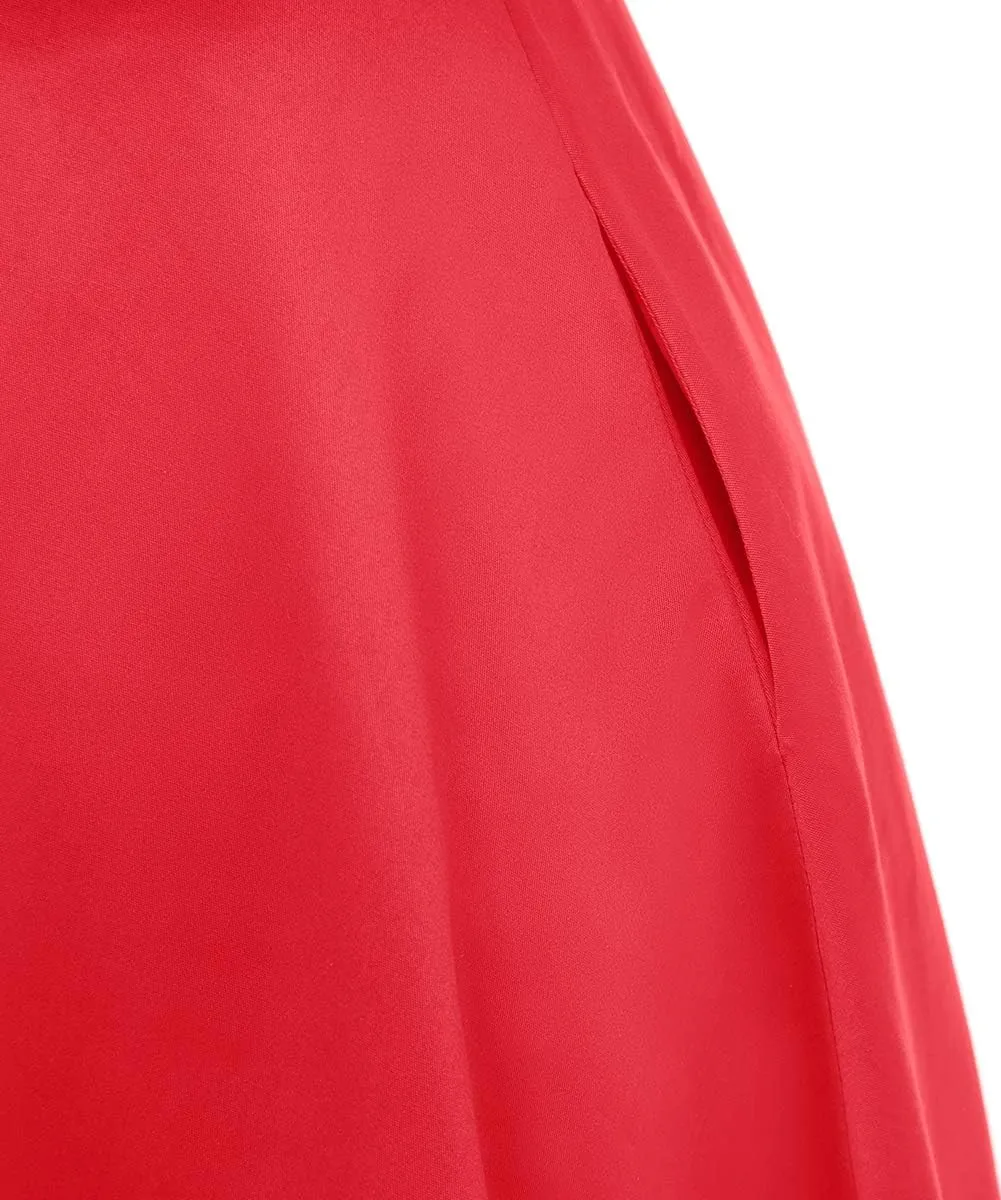 Girstunm Women's Classic Tea Dress Short Sleeve Swing Cocktail Party Dresses with Pockets