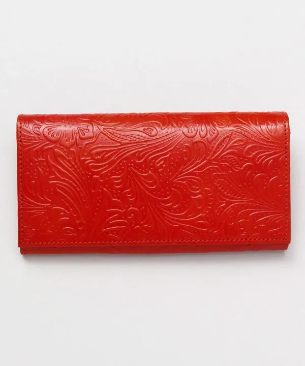 Goat Leather Long Wallet