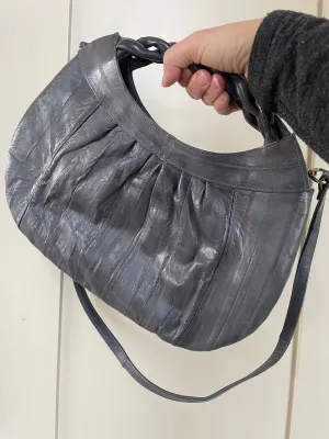 Gorgeous Grey Vintage Eel Skin Purse