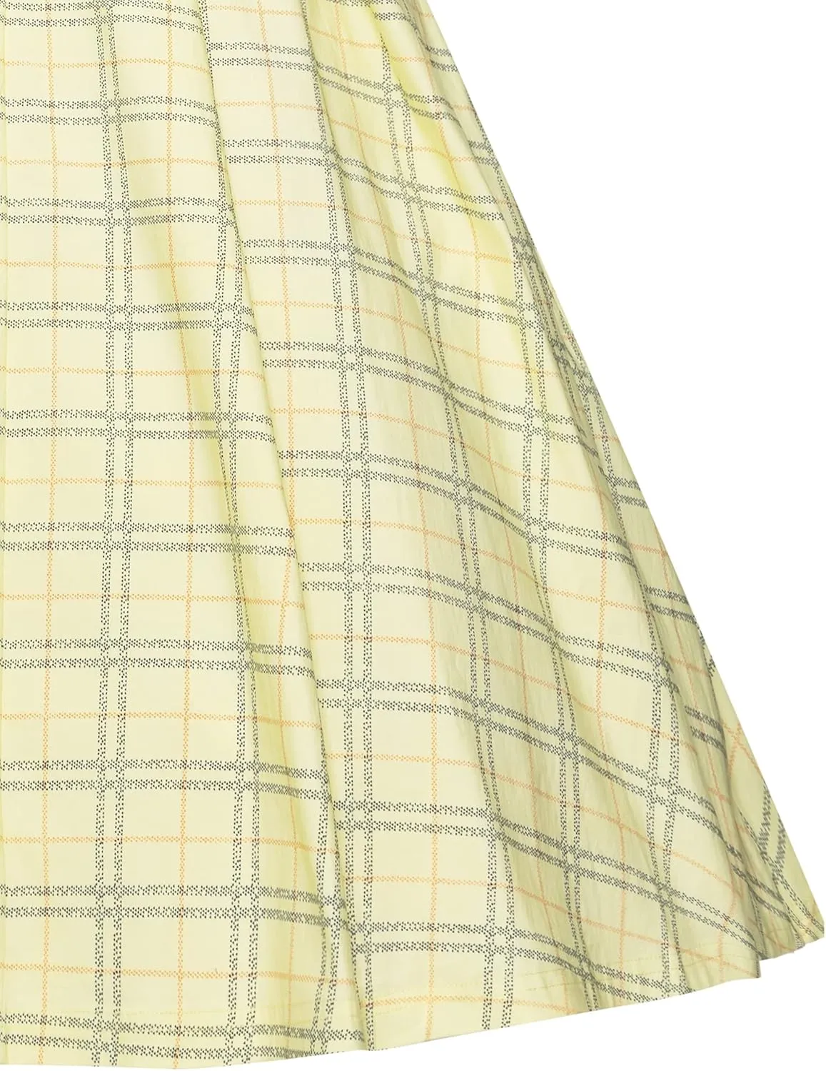 GownTown Women's 1950s V-Neck Adjustable Bowknot Swing Cocktail Dress