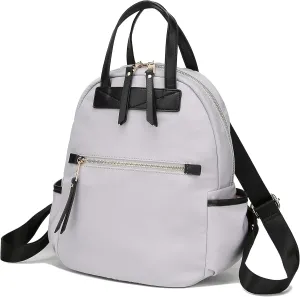 Greer Backpack Waterproof Nylon Travel Purses and Handbags by Mia K.