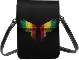 Guinea Guinean Flag Wings Small Crossbody Bag Is A Shoulder Bag Designed For Women And Girls Cell Phone Crossbody Wallet Purses With Card Slots Adjustable Strap