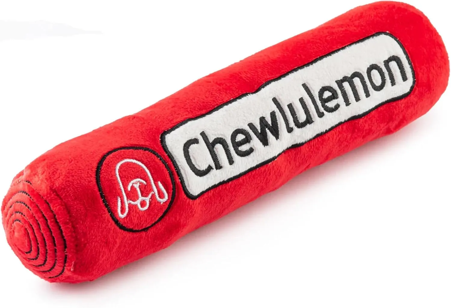 Haute Diggity Dog Chewlulemon Yoga Mat, Plush Designer Dog Toys with Interactive Squeaker, Stimulating Pet Enrichment, Machine-Washable & Safe Materials for All Breeds, One Size