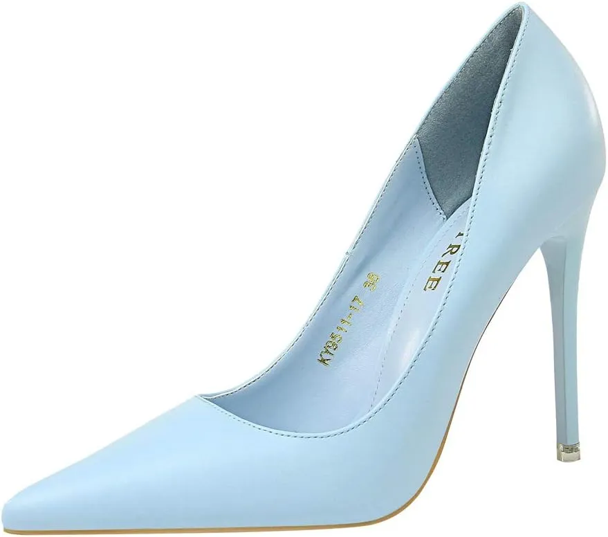 Hee grand Classic Pointed Toe Heels for Women Fashion Suede Stiletto Wedding Party Dress Shoes Office Pumps Lady High Heels