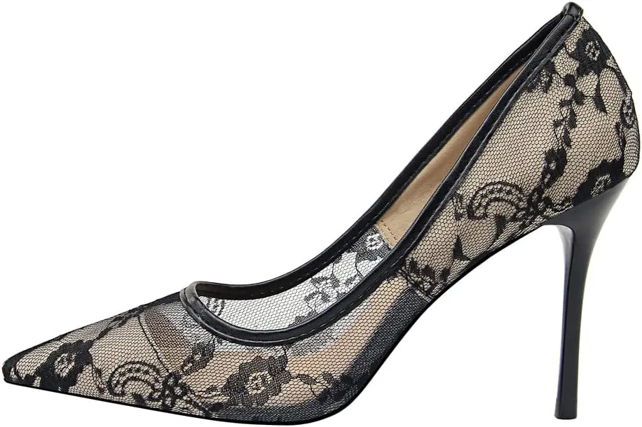 Hee grand Classic Pointed Toe Heels for Women Fashion Suede Stiletto Wedding Party Dress Shoes Office Pumps Lady High Heels