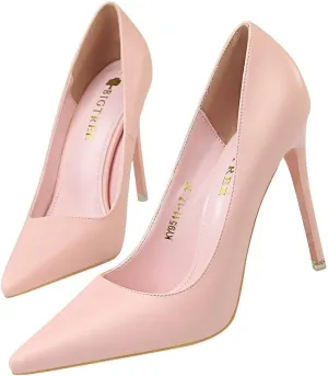 Hee grand Classic Pointed Toe Heels for Women Fashion Suede Stiletto Wedding Party Dress Shoes Office Pumps Lady High Heels