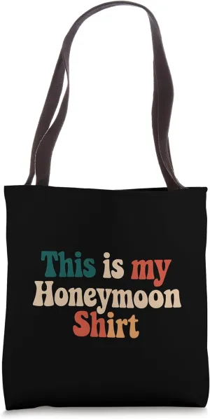 Honeymoon Couple's Matching Vacation Trip Romantic Getaway Tote Bag