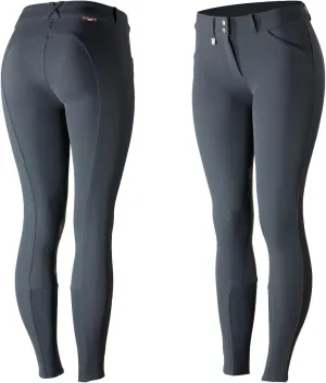 HORZE Grand Prix Womens Classic Silicone Knee Patch Equestrian Riding Breeches