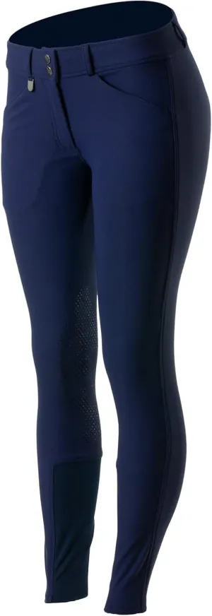 HORZE Grand Prix Womens Classic Silicone Knee Patch Equestrian Riding Breeches